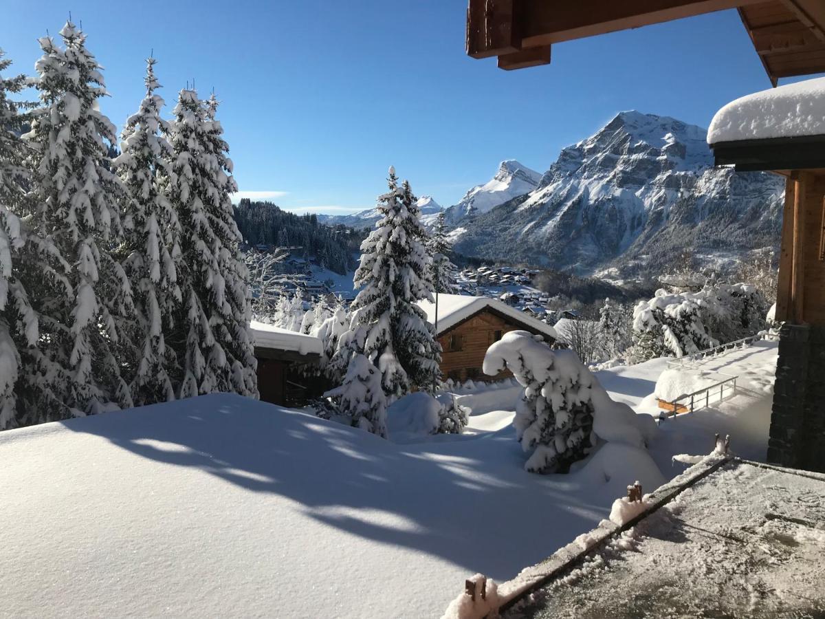 Les Grangettes 2 - Duplex - Wifi Gratuite Appartement Les Carroz d'Araches Buitenkant foto